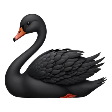 cisne negro sticker
