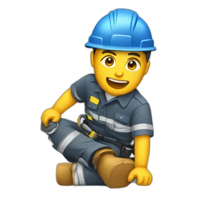 accident de travail sticker