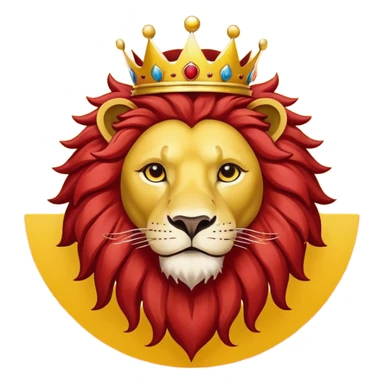 Please make me the lion and sun crowned flag. sticker