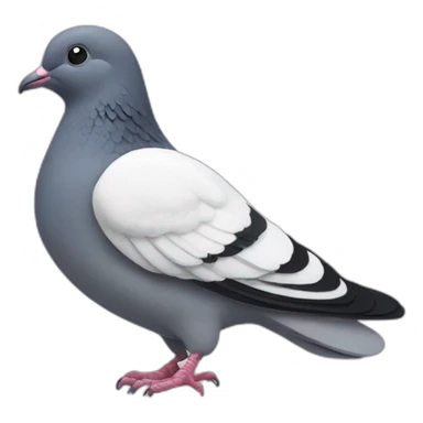 Pigeon Tottenham Hotspur badge sticker