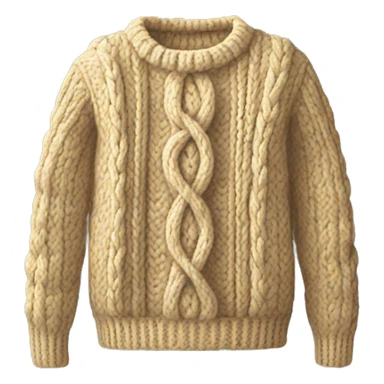 Cable knit jumper  sticker