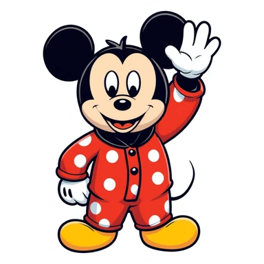 Micky Maus, sag gute Nacht sticker