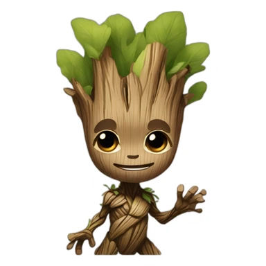 Groot caminar sticker
