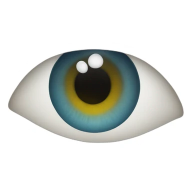 blue pupil sticker