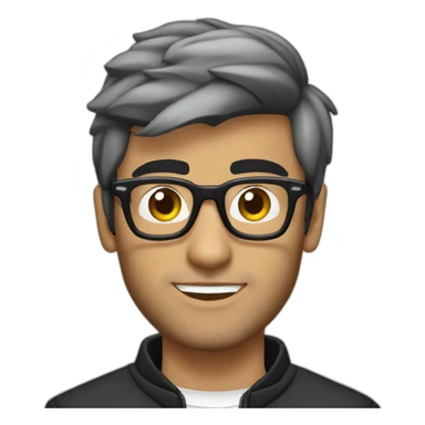 Zayn Malik wearing glasses sticker