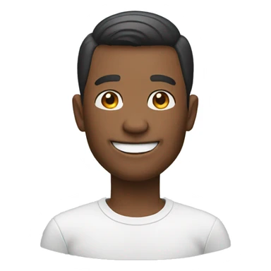 memoji man smile sticker
