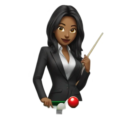 Hot women on snooker table sticker