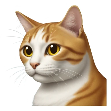 Cat with a cigarette  sticker