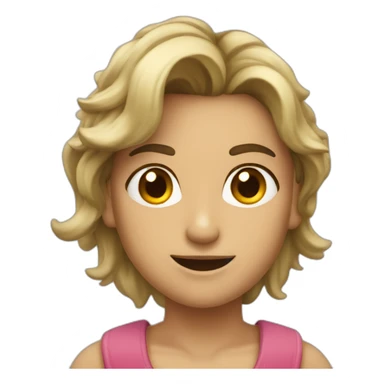 facha fea con cara de roca sticker