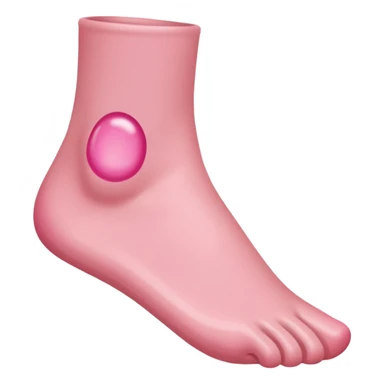 ankle pink skin sticker