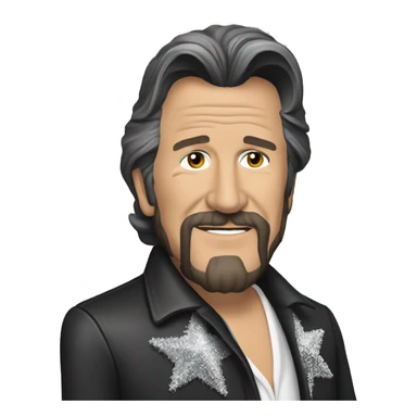 Waylon Jennings Christmas  sticker