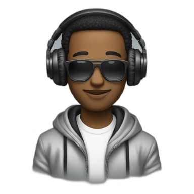 Dj of universe sticker