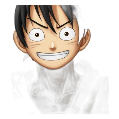 Monkey d luffy in gear five sticker