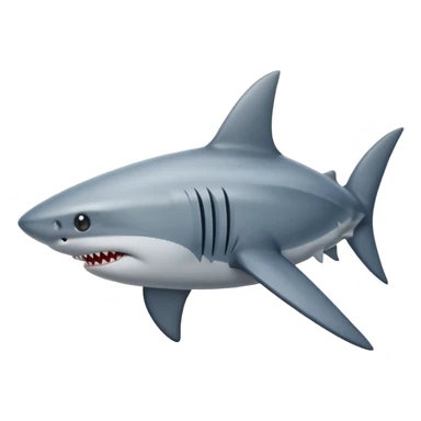 shark fin sticker