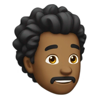 black-super-sayajin sticker