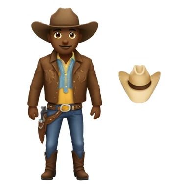 Cowboy emoji sticker