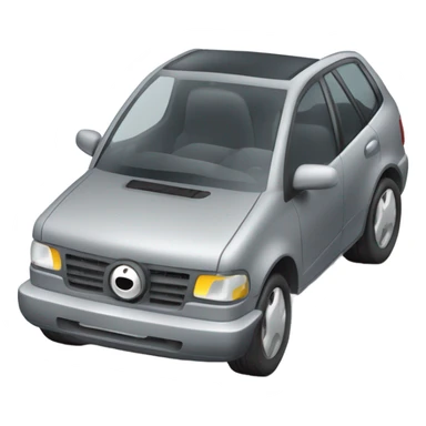 Graues Auto lacht  sticker