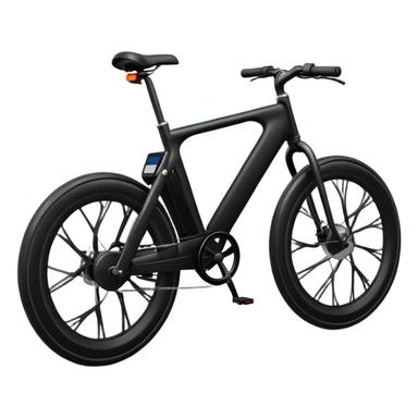 black electric bicycle sticker
