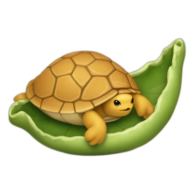 une turtue qui nourrit une mamie sticker