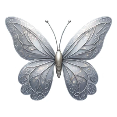 Mariposa plateada  sticker
