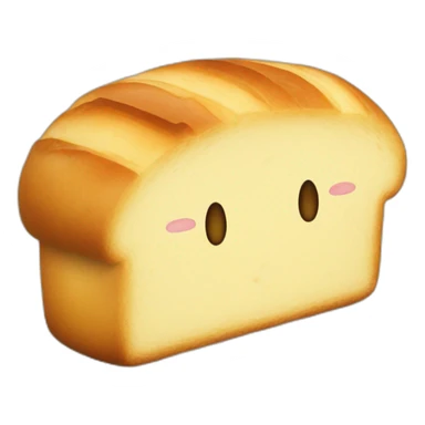 pain de mie cœur sticker