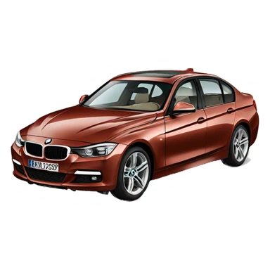 photorealistic bmw 3 series sticker
