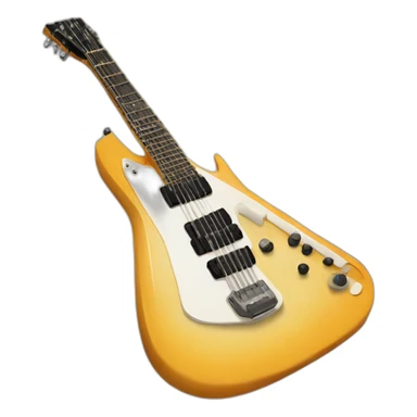Flying v guitar sticker