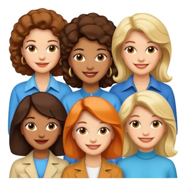 70s 80s women sticker