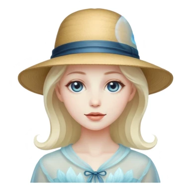 soul with hat  sticker