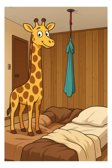 Giraffe sticker