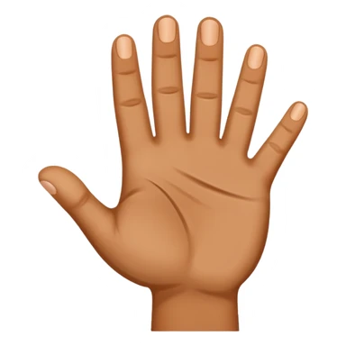 outstretched right hand sticker