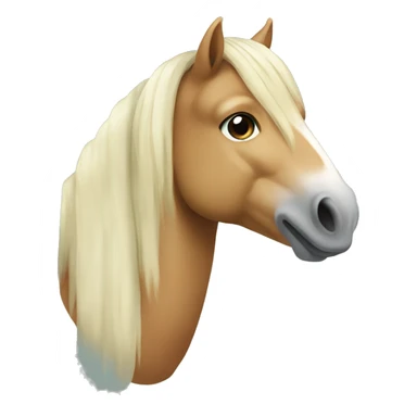 Fjord horse sticker