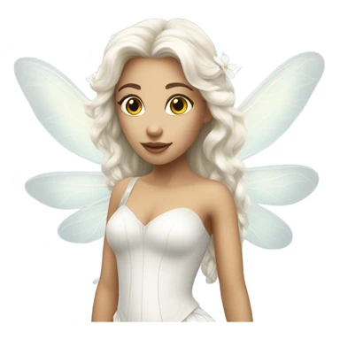 beautiful white fairy sticker