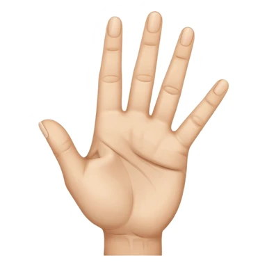 3 finger peace sign sticker