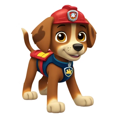 Paw patrol but it’s not a person place or thing.  sticker