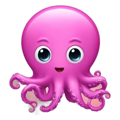 super here based on a pink octopus sticker