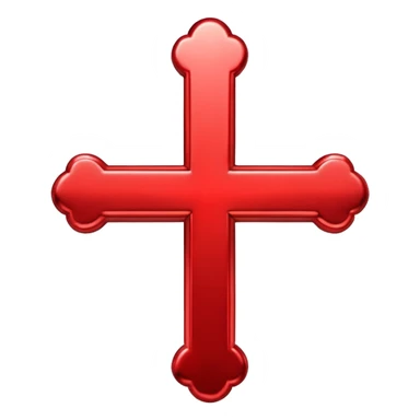 Cross emoji sticker