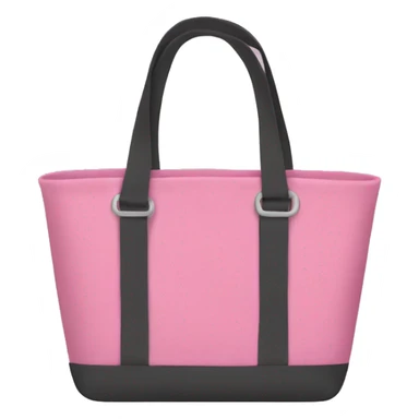 Pink tote bag sticker
