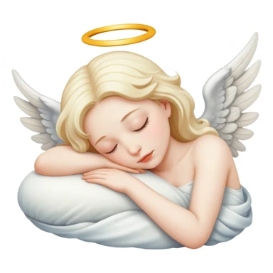 Sleeping angel  sticker
