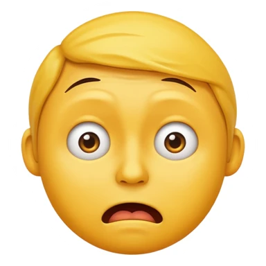 cara de emoji muy estresado sticker