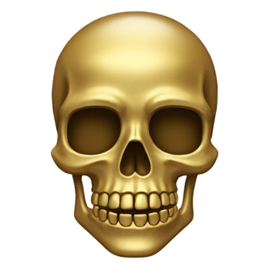 gold Skeleton sticker
