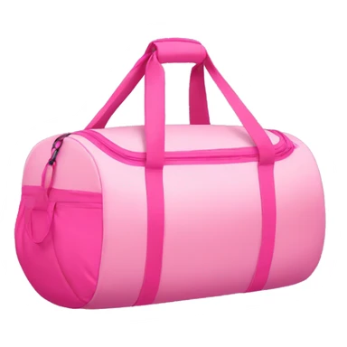 gym bag pink sticker