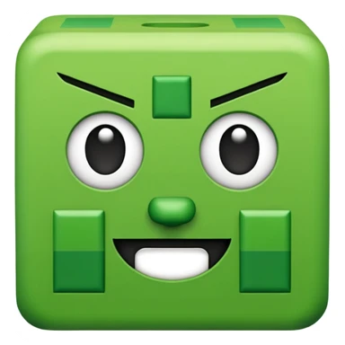 Creeper original minecraft face sticker