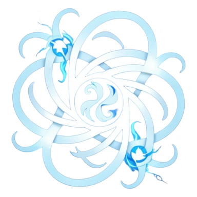 Wiz 101 casting sigil  inspired storm magic  sticker