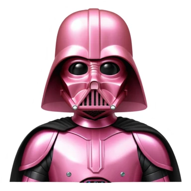 dart vader in pink sticker