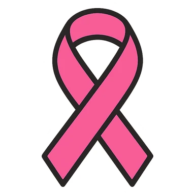 pink ribbon sticker