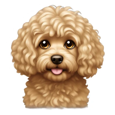 cavapoo blonde sticker