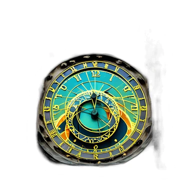 astronomical clock prague sticker