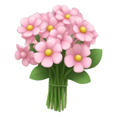 Baby pink flower bouquet  sticker