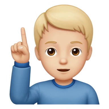 Kid shoting the middle finger sticker